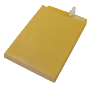 Busta a sacco Blasetti Monodex Avana con 3 soffietti - 120 g/m² - in conf. 250 buste - 300x400 mm - FB0843