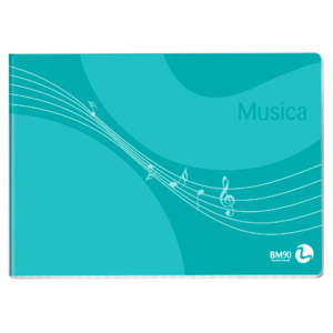 Album musica pentagrammato BM 8 fogli 90 g/m² - 17x24 cm 100219