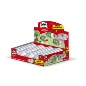 Espositore 32 correttori a nastro Pritt Compact Flex Roller - 4,2 mm x 10 m - 2971485