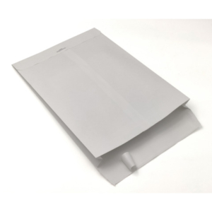 Buste a sacco Blasetti Monodex Bianco in carta kraft con 3 soffietti 120 g/m² - 23+4x33 cm - conf. 250 pz - FB0821