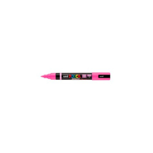 Marcatore a tempera Uni Posca con punta a pennello semi-flessibile 1-4 mm rosa M PC5BR RA