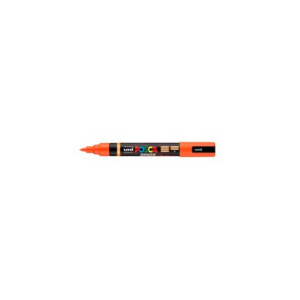 Marcatore a tempera Uni Posca con punta a pennello semi-flessibile 1-4 mm arancione - M PC5BR AC