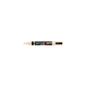 Marcatore a tempera Uni Posca con punta a pennello semi-flessibile 1-4 mm beige M PC5BR BG