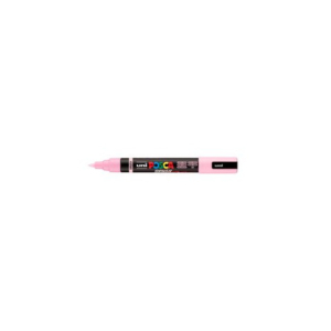 Marcatore a tempera Uni Posca con punta a pennello semi-flessibile 1-4 mm rosa chiaro - M PC5BR RAC