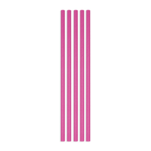 Cannucce in carta Ecolor Ø 0,5 cm fucsia - conf. 50 pz - 74038