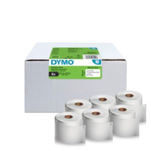 Rotoli 140 etichette permanenti DYMO® Label Writer per spedizione XL bianco 102 x 210 mm - VALUE PACK 6 rotoli