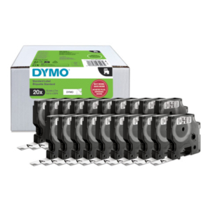 Nastro per etichettatrici DYMO® D1 12 mm x 7 m nero/bianco - VALUE PACK 20 rotoli 2231632