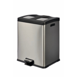 Pattumiera a pedale per la raccolta differenziata Medial Multiflux 3x15L 585x370x430mm - 106505