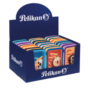 Espositore 12 astucci a 3 zip Pelikan Happy Animals Pelikan assortiti - 400207249