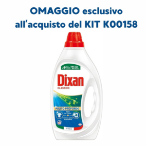 Detersivo liquido per bucato Dixan Classico 19 lavaggi conf. da 6 pezzi in OMAGGIO al KIT K00158 - 2966711