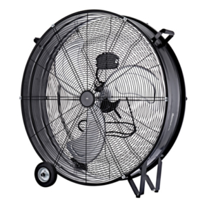 Ventilatore industriale a 3 velocità Melchioni Family con ruote nero Ø 75 cm 118620064