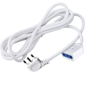 Prolunga elettrica MKC con spina salvaspazio 90° presa bipasso 10/16A - 10 m - 492517394