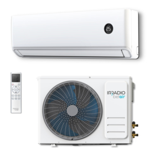 Condizionatore con pompa di calore R32 unità interna + unità esterna Irradio Belair Alastor 12 12.000 BTU - 119992001