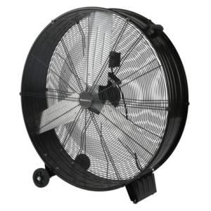 Ventilatore industriale a 3 velocità Melchioni Family con ruote nero Ø 90 cm 118620076