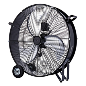 Ventilatore industriale a 3 velocità Melchioni Family con ruote nero Ø 60 cm 118620063
