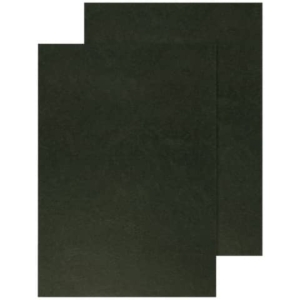 Copertina per rilegatura Q-Connect A4 250 g/mq nero goffrato conf. 100 pezzi - KF00501