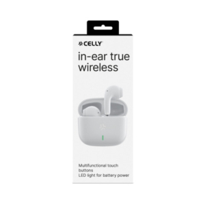 Auricolari True Wireless Celly TIPS1 colore bianco TIPS1WH