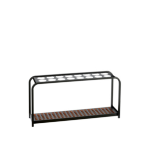 Portaombrelli Medial Multi a 16 posti in metallo nero 260x1002x520 mm - 714029