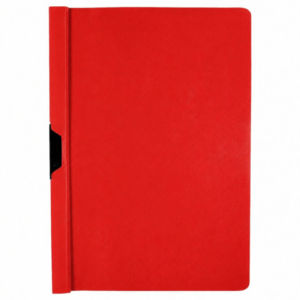 Cartellina con clip Donau A4 in PP rosso - 322022015