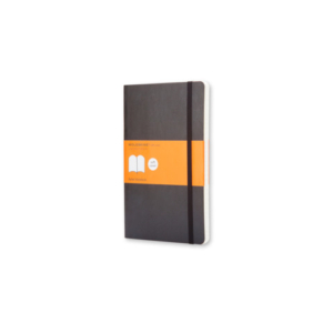 Taccuino a righe large 13x21 cm copertina morbida Moleskine nero MS-707162