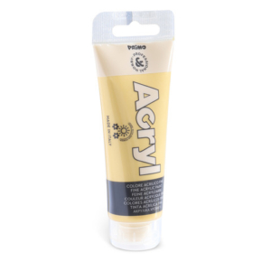 Colore acrilico Primo in tubetto in polietilene 75 ml - 920 oro 420TA75920N