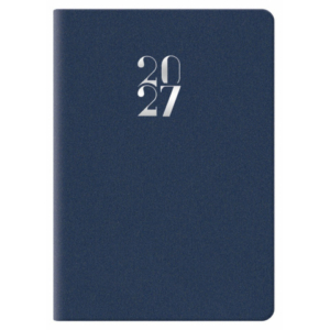 Agenda bigiornaliera tascabile 2027 Egadi s/d abbinati copertina gommata 7x10 cm verde scuro - 27-110FT-C12