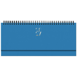 Planning settimanale 2027 Egadi c/spirale copertina cartonata 29,8x10,5 cm azzurro - 27-430FT-C06